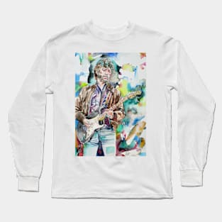 ERIC CLAPTON watercolor portrait .1 Long Sleeve T-Shirt